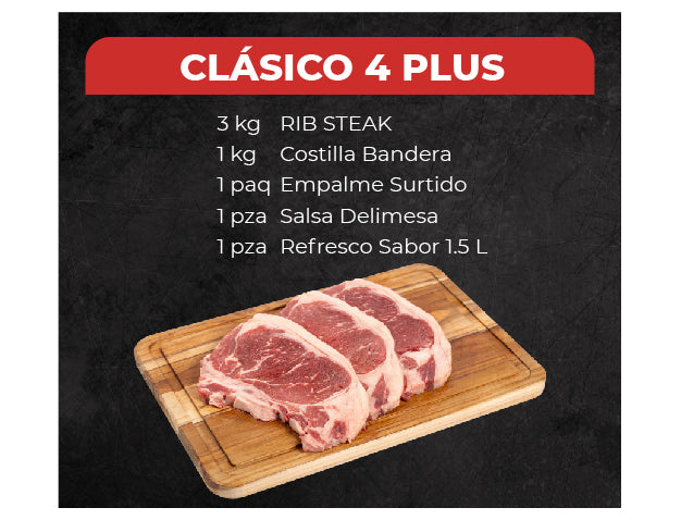 Paquete Parrillero Clásico 4 Plus