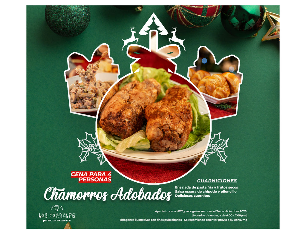 Chamorro Navideño 🌲 4 personas