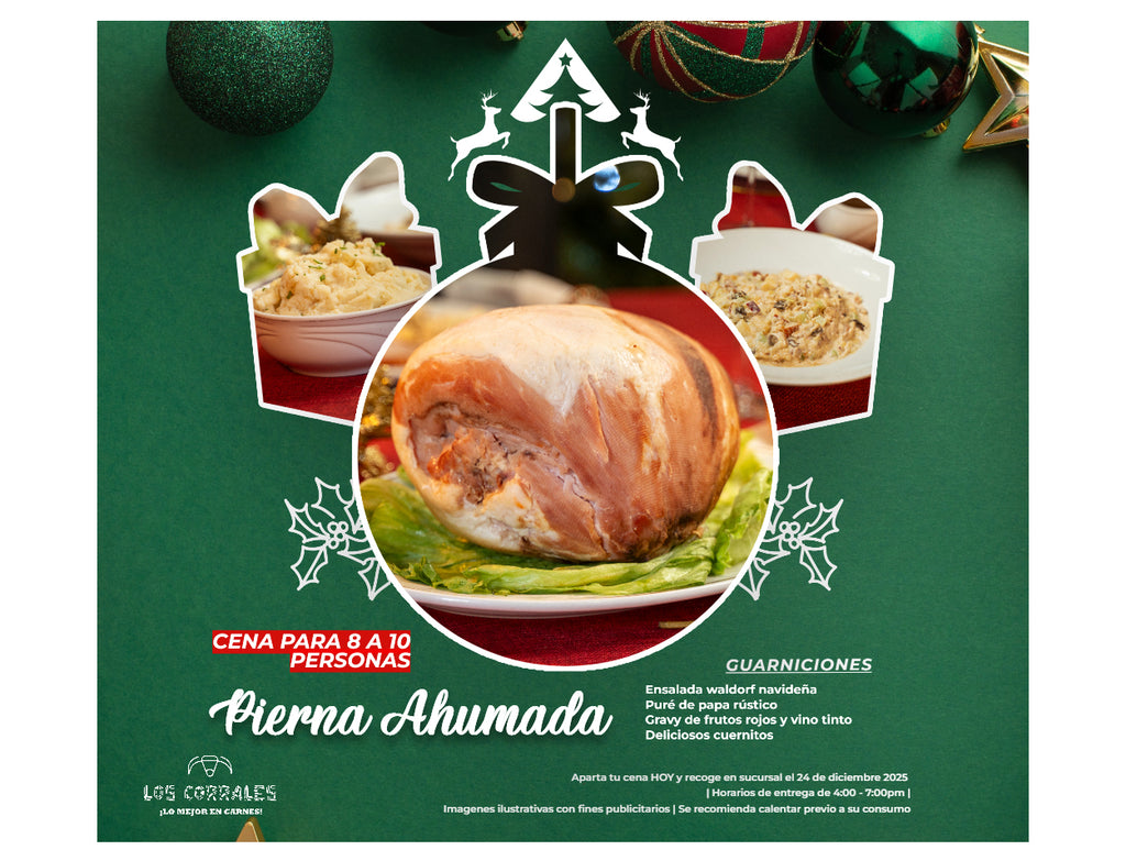 Pierna Ahumada 🌲 para 8 a 10 personas