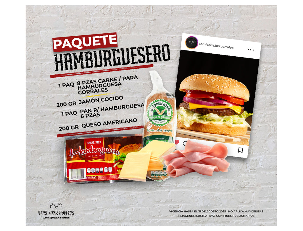 Paquete Hamburguesero